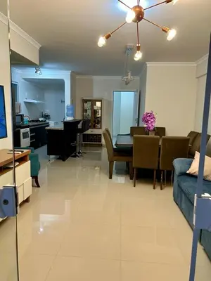 A planta de Apartamento completo na praia de Bombas