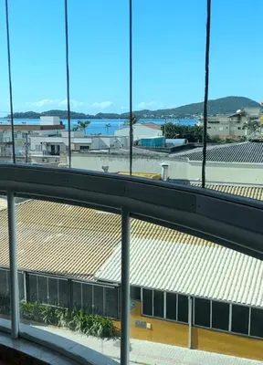 A planta de Belíssimo Apartamento com Vista para o mar