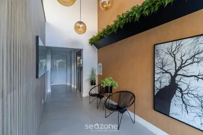 A planta de CSD - Apartamentos próximos à praia de Bombas