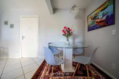 A planta de Apto 2Q 100m da praia em Balneário Camboriú ESD143