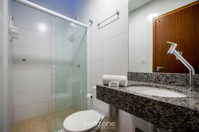 Uma casa de banho em Casa 2Q c/ churrasq. 600m da praia RVL1183