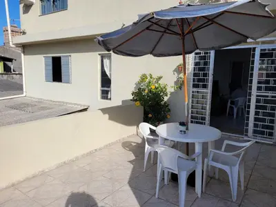 Um pátio ou outra área exterior em Casa Ensolarada
