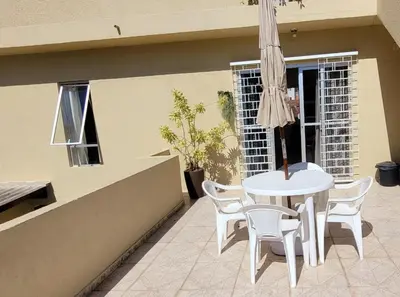 Uma varanda ou terraço em Casa Ensolarada