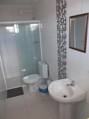 Uma casa de banho em Pousada Mar Azul
