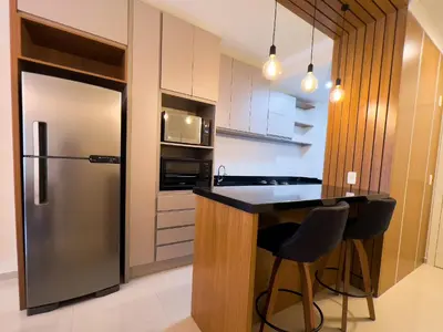 A cozinha ou kitchenette de 518 - Apartamento com 3 quartos em Bombas