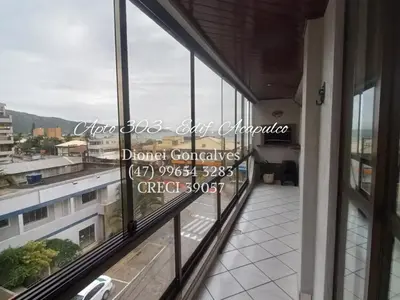 Uma varanda ou terraço em Apto 303 Edif. Acapulco
