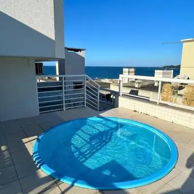 Aluguel Cobertura com piscina vista mar em Bombas