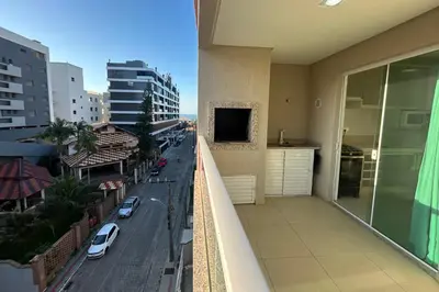 O edifício onde o apartamento está situado