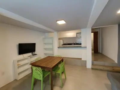 A cozinha ou kitchenette de Apartamentos Lagoinha