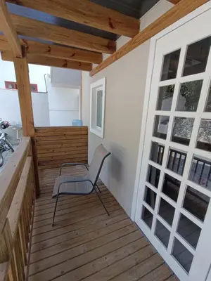 Uma varanda ou terraço em Apartamentos Lagoinha