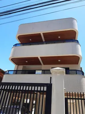 O edifício onde o apartamento está situado