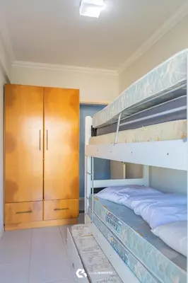 Uma cama ou camas num quarto em 150m do mar! Cobertura Duplex com Piscina Privada