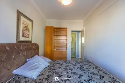 Uma cama ou camas num quarto em 150m do mar! Cobertura Duplex com Piscina Privada
