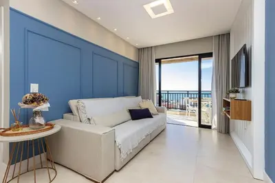 A planta de Waldgarten 501 – Lindíssimo Apartamento com Vista Panorâmica para o Mar e Ótima Área de Lazer na Praia de Bombinhas.