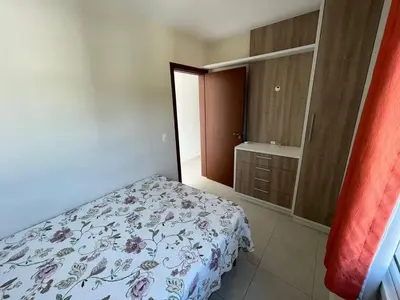 Uma cama ou camas num quarto em cód 18 - Cobertura com piscina á 100m do mar