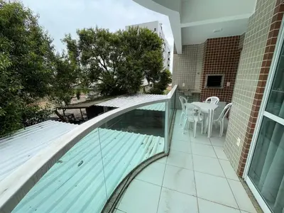 Uma varanda ou terraço em Cód 33 - Apartamento a 80 metros do Mar