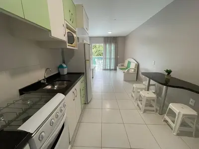 A cozinha ou kitchenette de Cód 33 - Apartamento a 80 metros do Mar