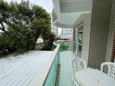 Uma varanda ou terraço em Cód 34 - Apartamento a 80 metros do Mar