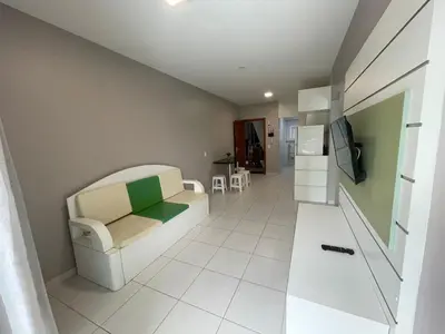 A cozinha ou kitchenette de Cód 35 - Apartamento a 80 metros do Mar