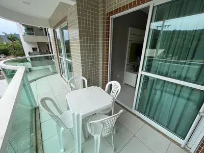 Uma varanda ou terraço em Cód 36 - Apartamento a 80 metros do Mar