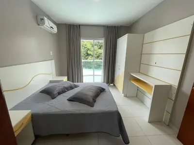 Uma cama ou camas num quarto em Cód 36 - Apartamento a 80 metros do Mar