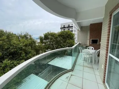 Uma varanda ou terraço em Cód 37 - Apartamento a 80 metros do Mar