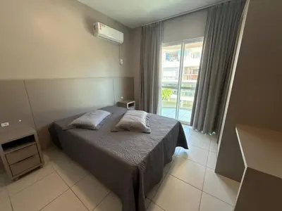 Uma cama ou camas num quarto em Cód 39 - Apartamento a 80 metros do Mar