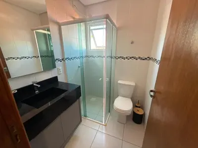 Uma casa de banho em Cód 39 - Apartamento a 80 metros do Mar