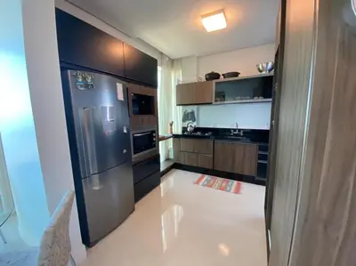 A cozinha ou kitchenette de cód 20 - Apartamento frente mar com vista