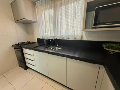 A cozinha ou kitchenette de Cód 41 - Cobertura a 80 metros do mar