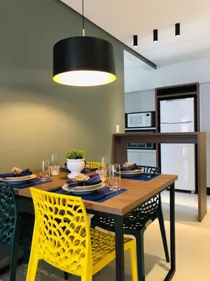 A planta de Apartamento confortável, Barra