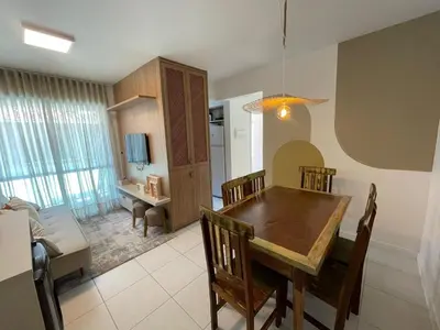 A planta de Cód 72 - Apartamento aconchegante á 80 m do mar