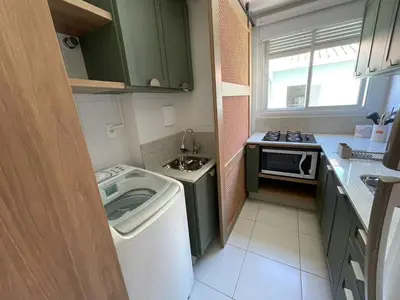 A planta de Cód 72 - Apartamento aconchegante á 80 m do mar