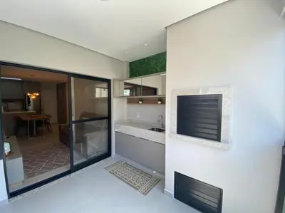A cozinha ou kitchenette de cód 84 - Apartamento á 280 m do mar com piscina