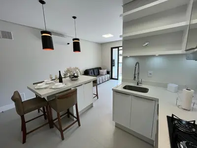 A planta de Cód 90 - Apartamento á 150m do mar