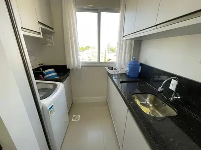 A cozinha ou kitchenette de Cód 126 - Apartamento aconchegante com 3 dormitórios