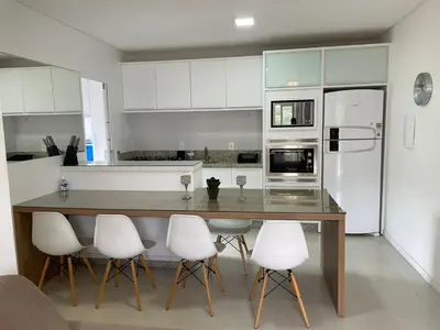 A cozinha ou kitchenette de Cód 85 - Apto aconchegante no Solar das Alamandas