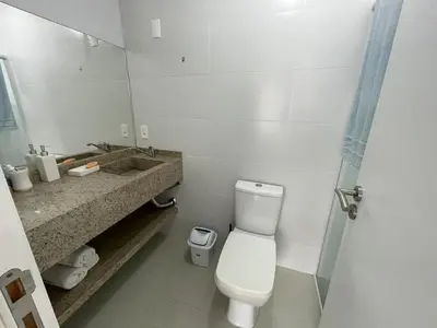 Uma casa de banho em Cód 85 - Apto aconchegante no Solar das Alamandas