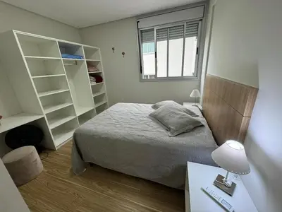 Uma cama ou camas num quarto em Cód 65 - Apto com 2 dormitórios no Arpoador