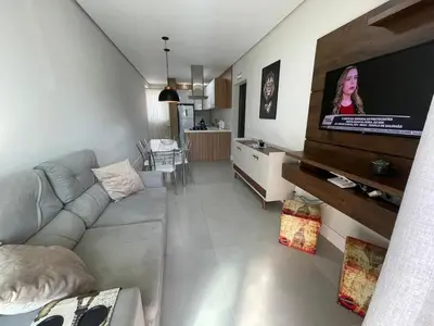 Uma televisão e/ou sistema de entretenimento em Cód 69 - Apto com 3 dorm no Millenium Palmas