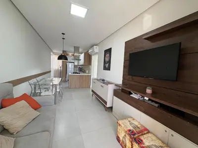 Uma televisão e/ou sistema de entretenimento em Cód 69 - Apto com 3 dorm no Millenium Palmas