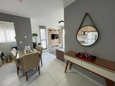 A planta de Cód 74 - Apartamento á 80m do mar