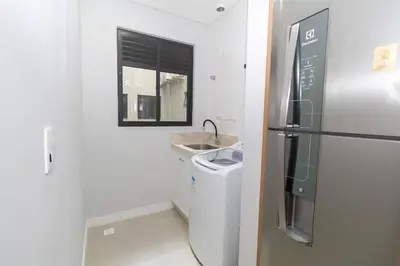 A planta de 223F - Belíssimo Apartamento em Canto Grande