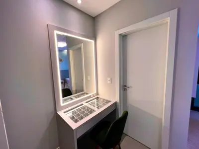 A planta de MAJESTOSO DUPLEX COM JACUZZI DE FRENTE PARA O MAR, 3 SUÍTES, Apt 404