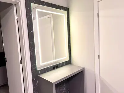 A planta de MAJESTOSO DUPLEX COM JACUZZI DE FRENTE PARA O MAR, 3 SUÍTES, Apt 404