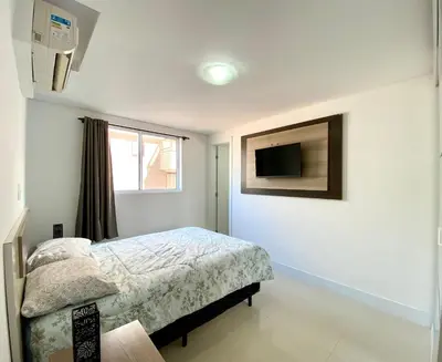 A planta de Apartamento a 150m da praia de Bombas