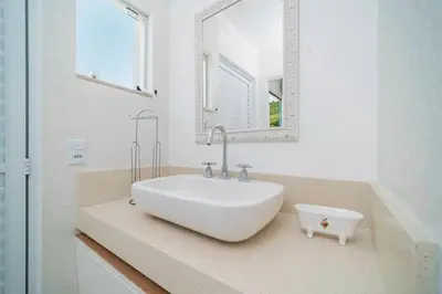 Uma casa de banho em Linda Cobertura Praia de Lagoinha