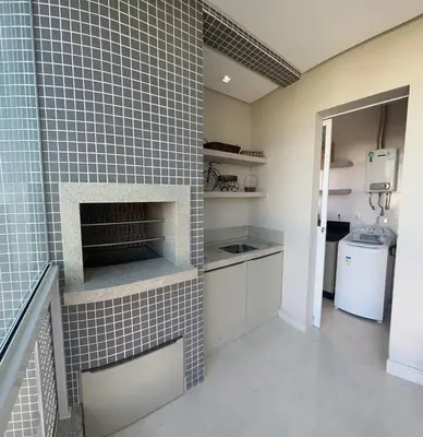 A cozinha ou kitchenette de ANSNEGOCIOS APTO 3 SUÍTES PRAIA MARISCAL 201 Bayside