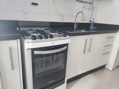 A cozinha ou kitchenette de Apartamento Bombinhas Centro