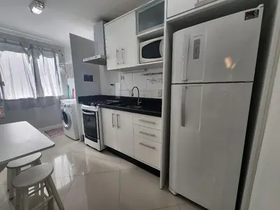 A cozinha ou kitchenette de Apartamento Bombinhas Centro